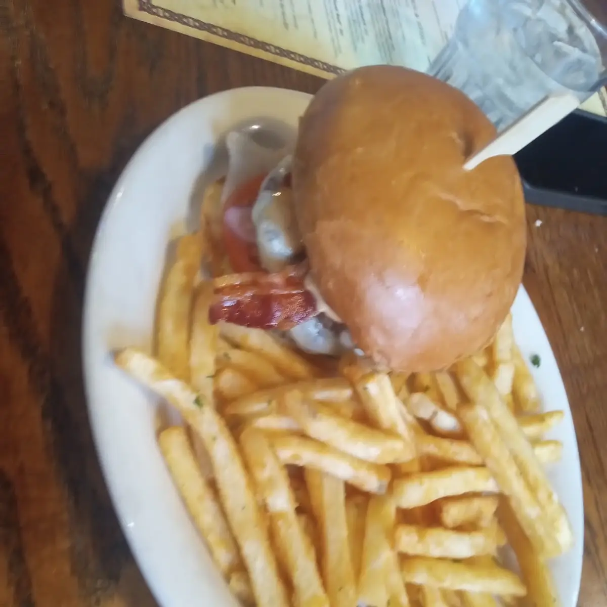 Burger and Fries