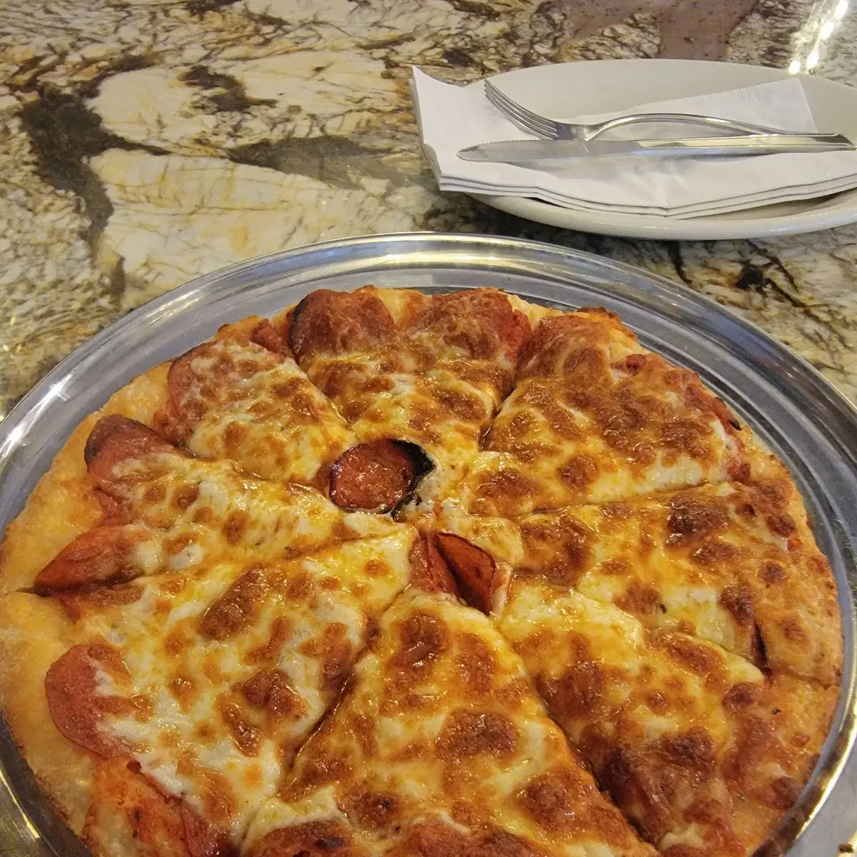 Stuffed Crust Pepperoni Pizza