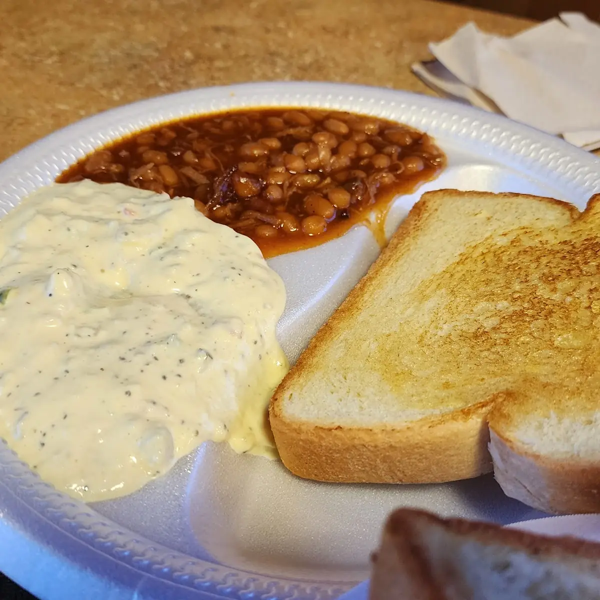 Baked Beans and Potato Salad