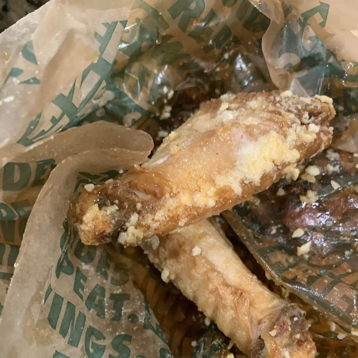 Garlic Parmesan Wings