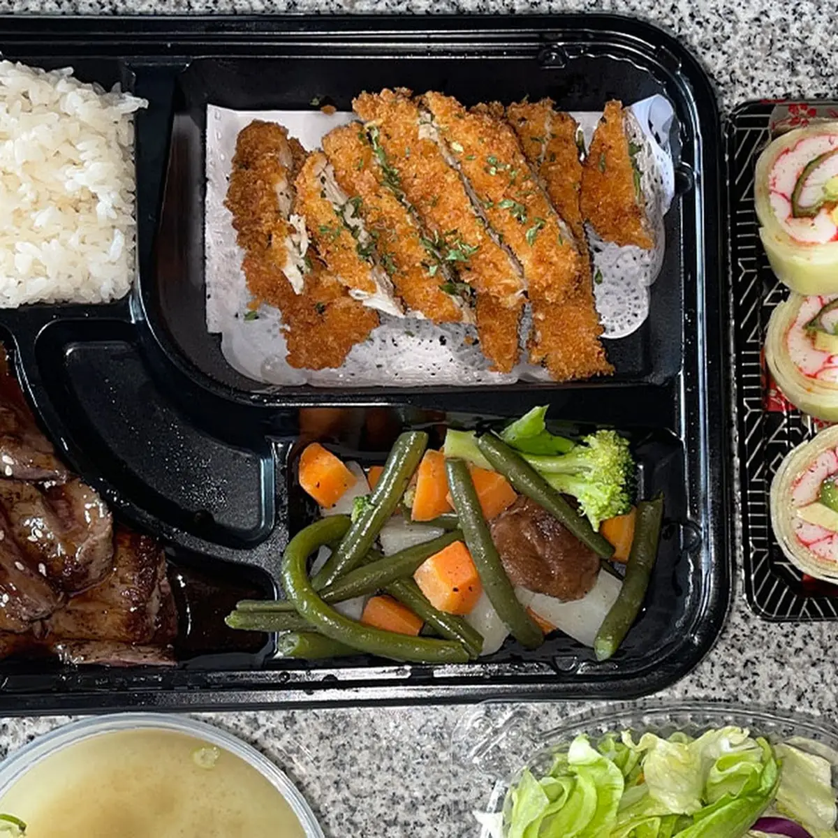 Chicken Teriyaki & Shrimp Tempura