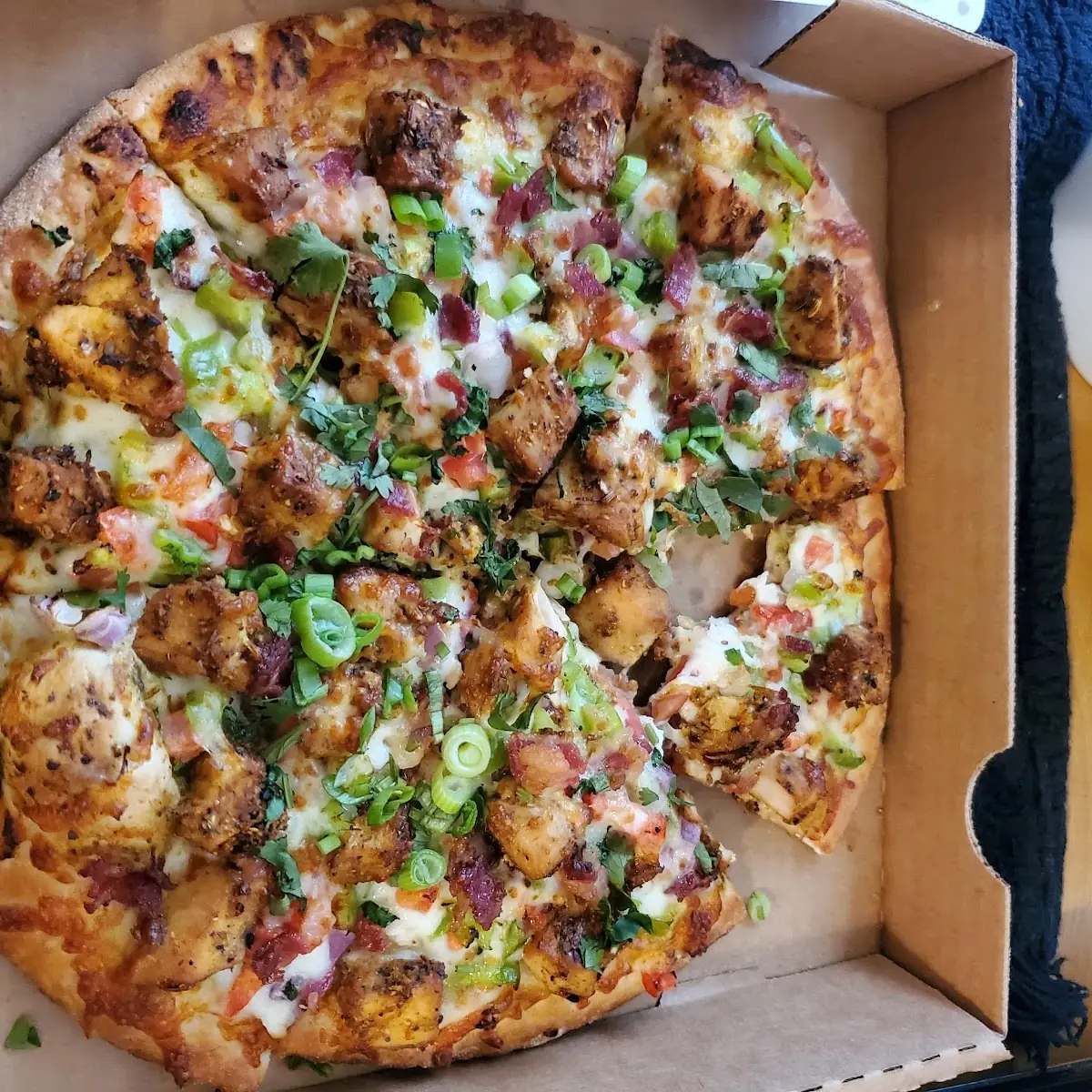 Curry Chicken Pizza