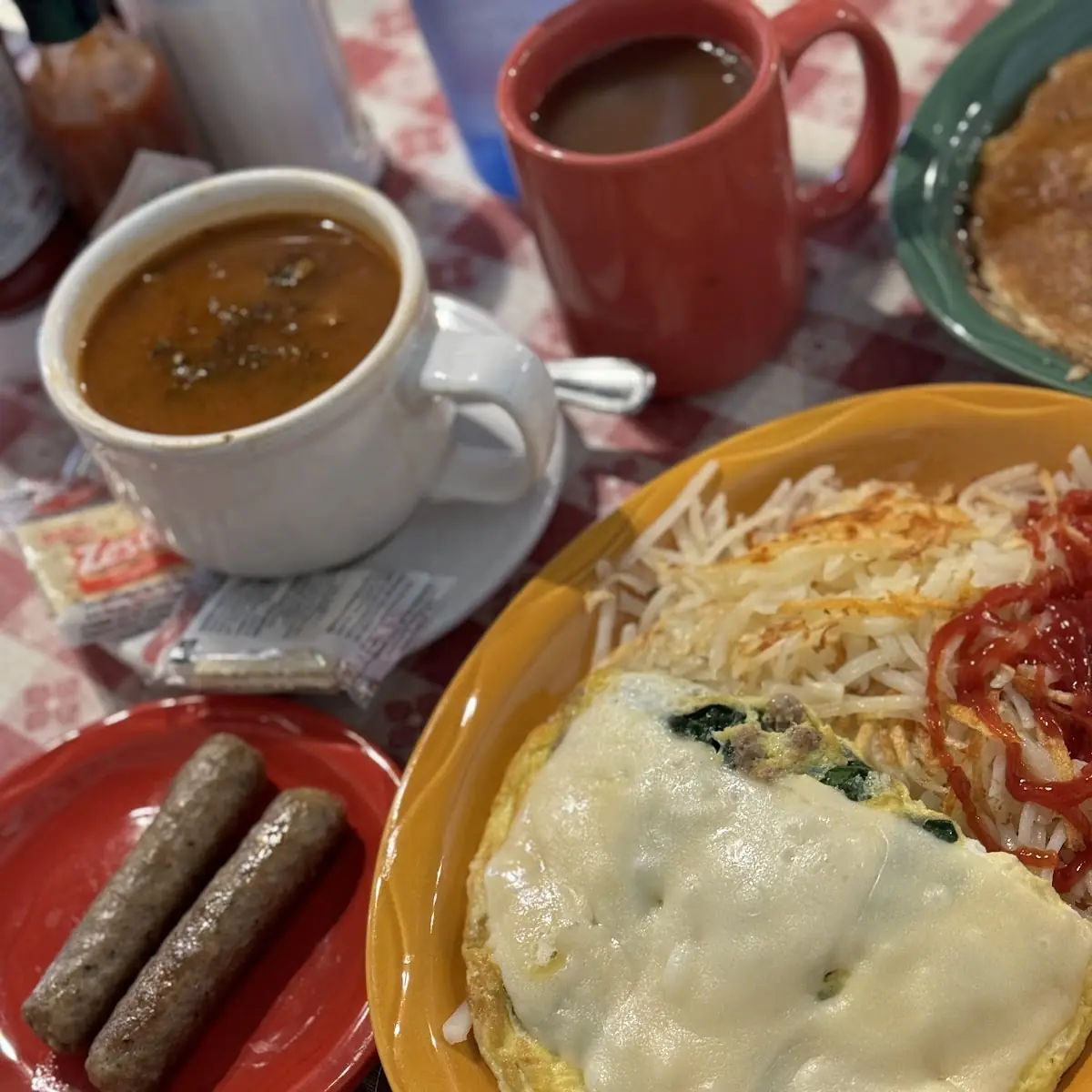 Spinach and Cheese Omelette