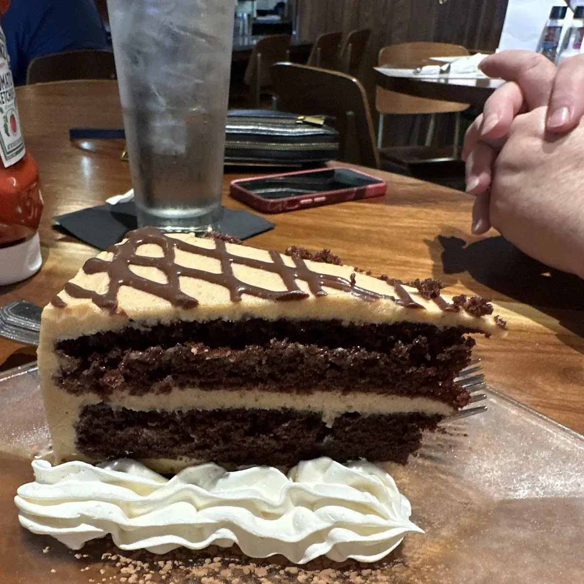 Chocolate Cake with Peanut Butter Icing