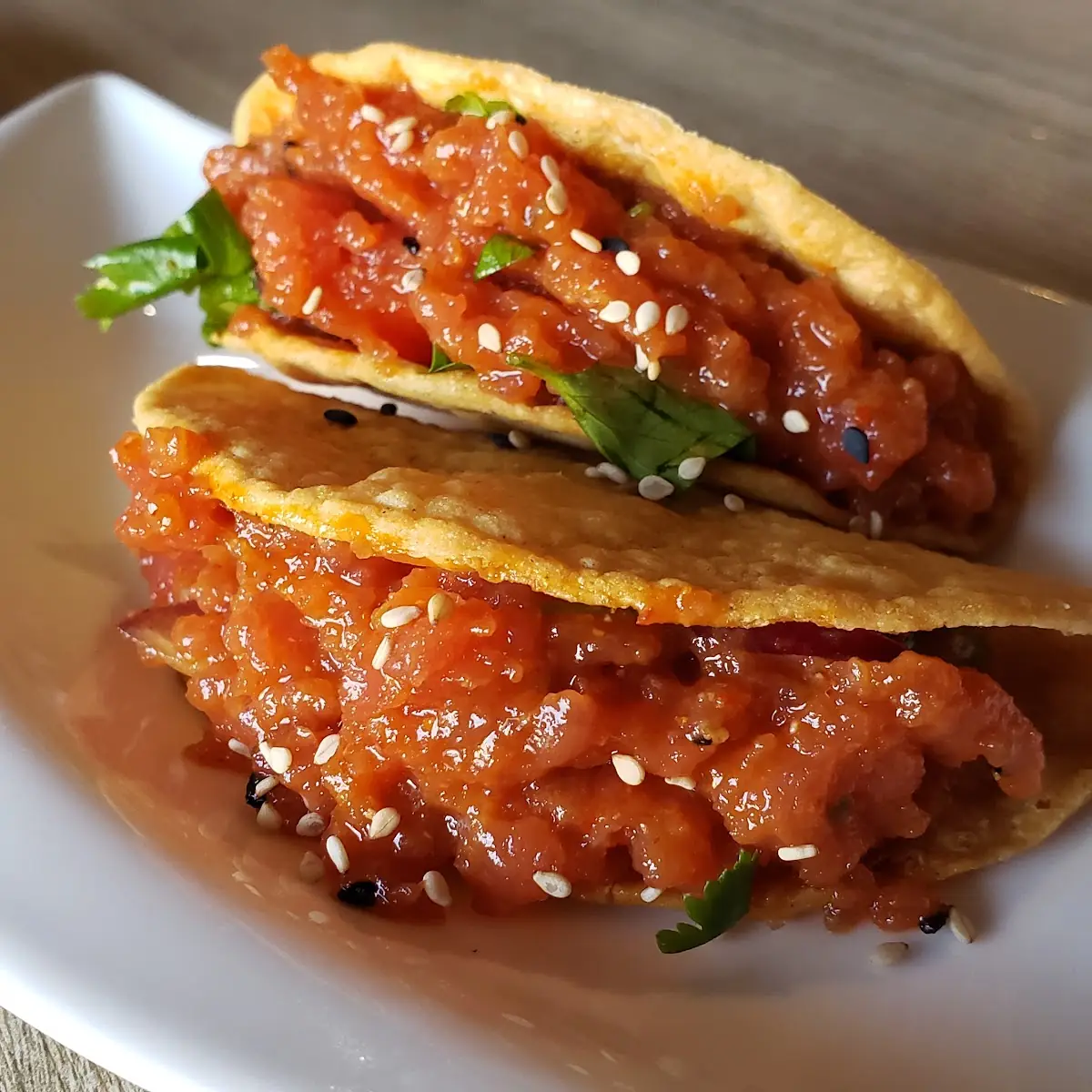 Spicy Tuna Taco