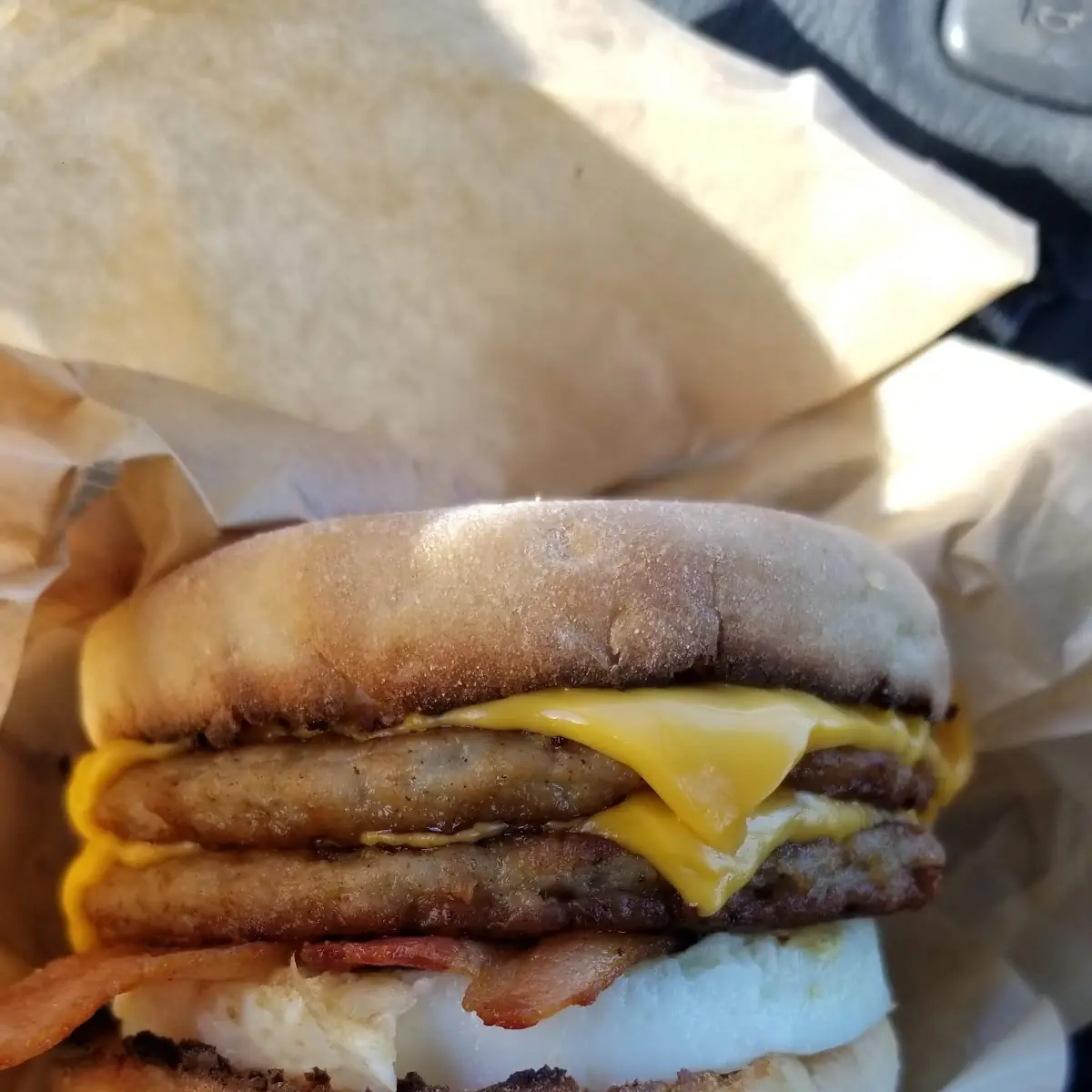 Sausage and Bacon Egg and Cheese