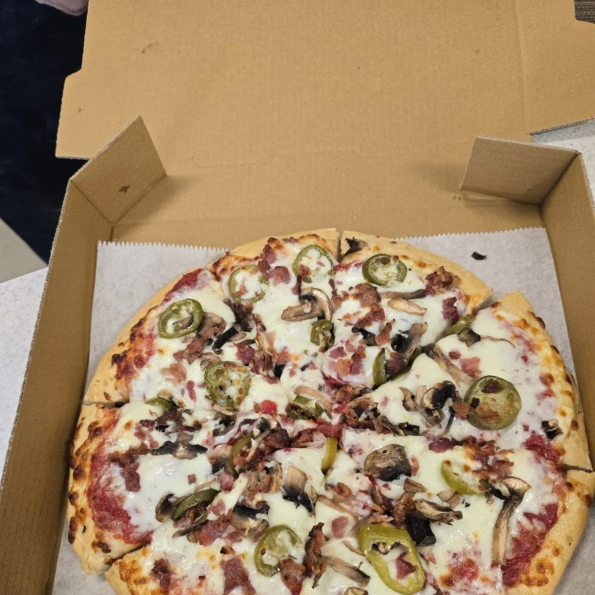 Pepperoni and Mushroom Pizza