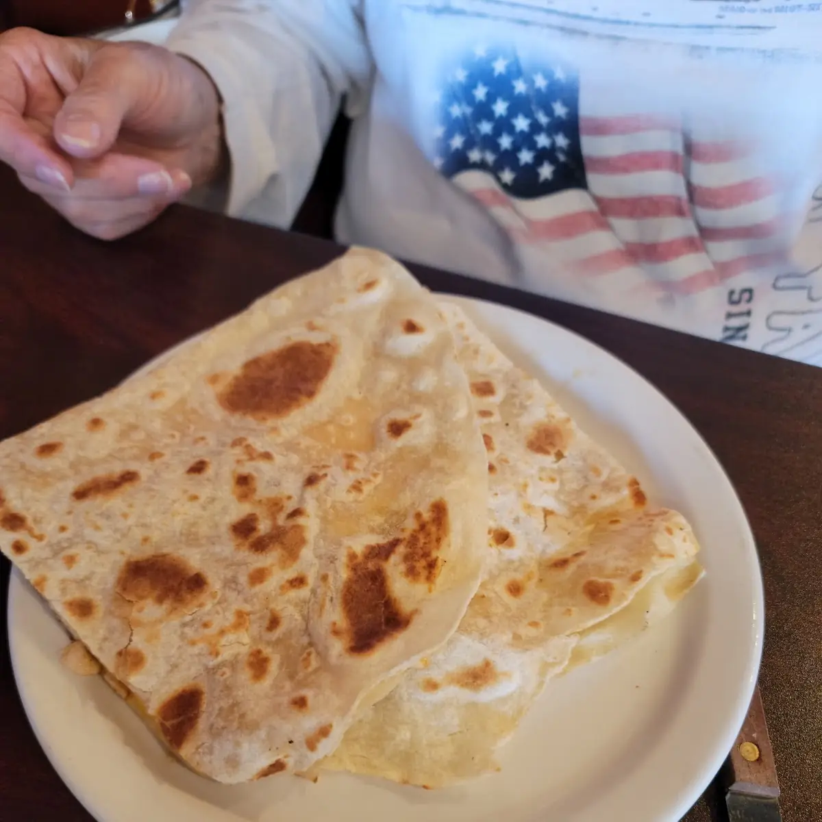 Cheddar Cheese Quesadilla