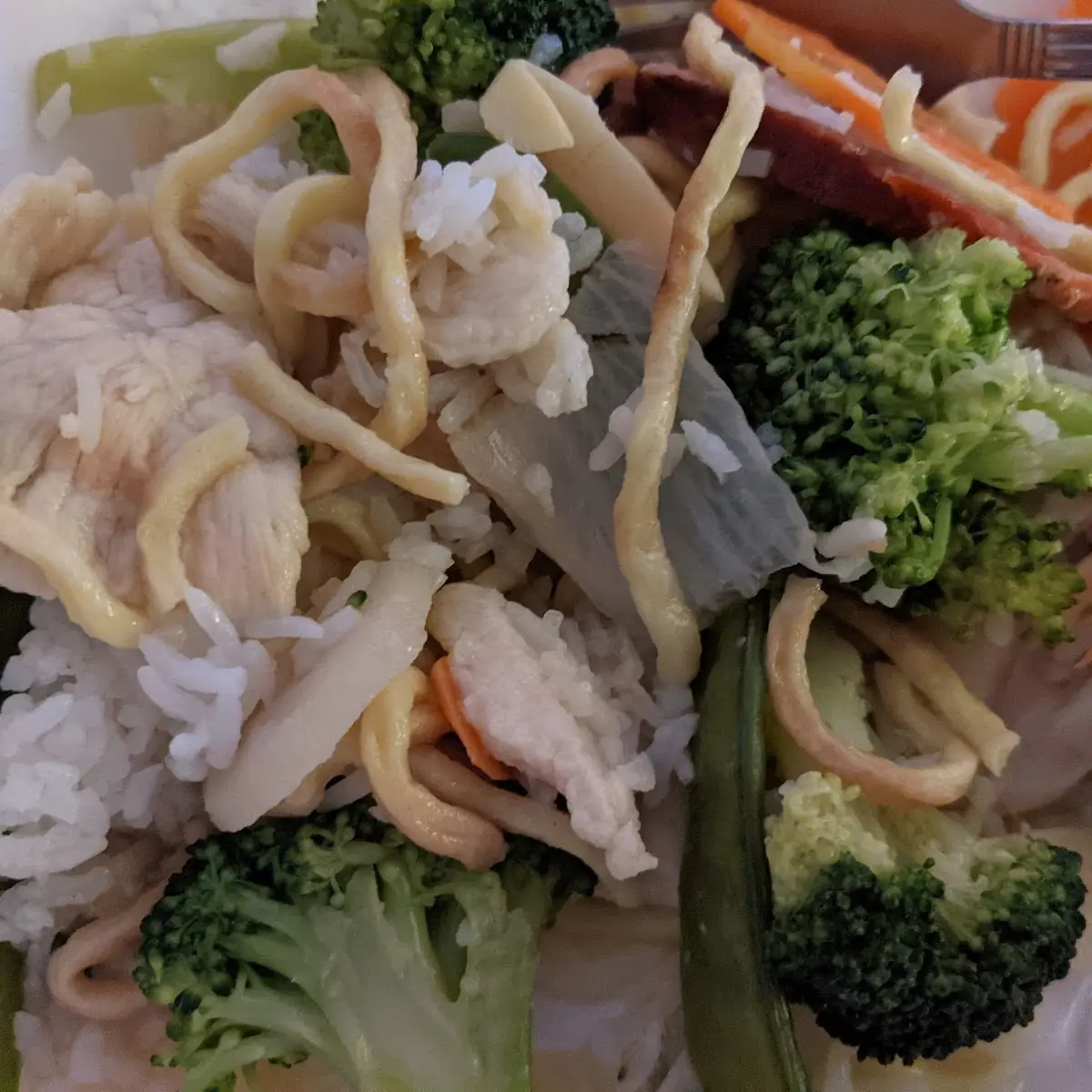 Three Delight Pan-Fried Noodles