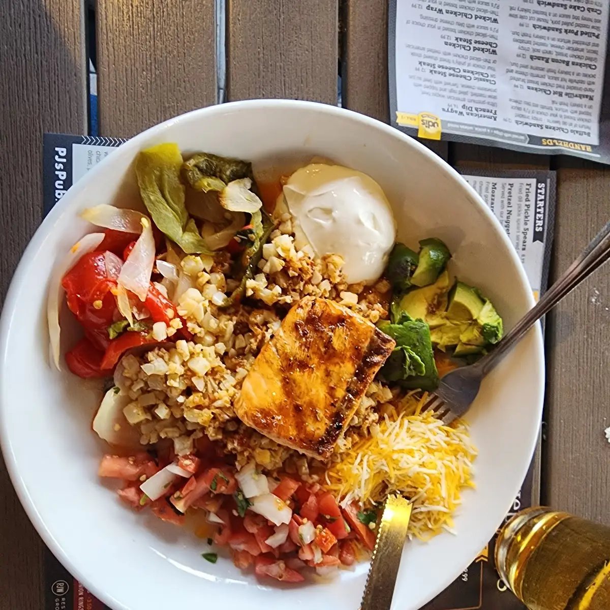 Salmon Keto Bowl