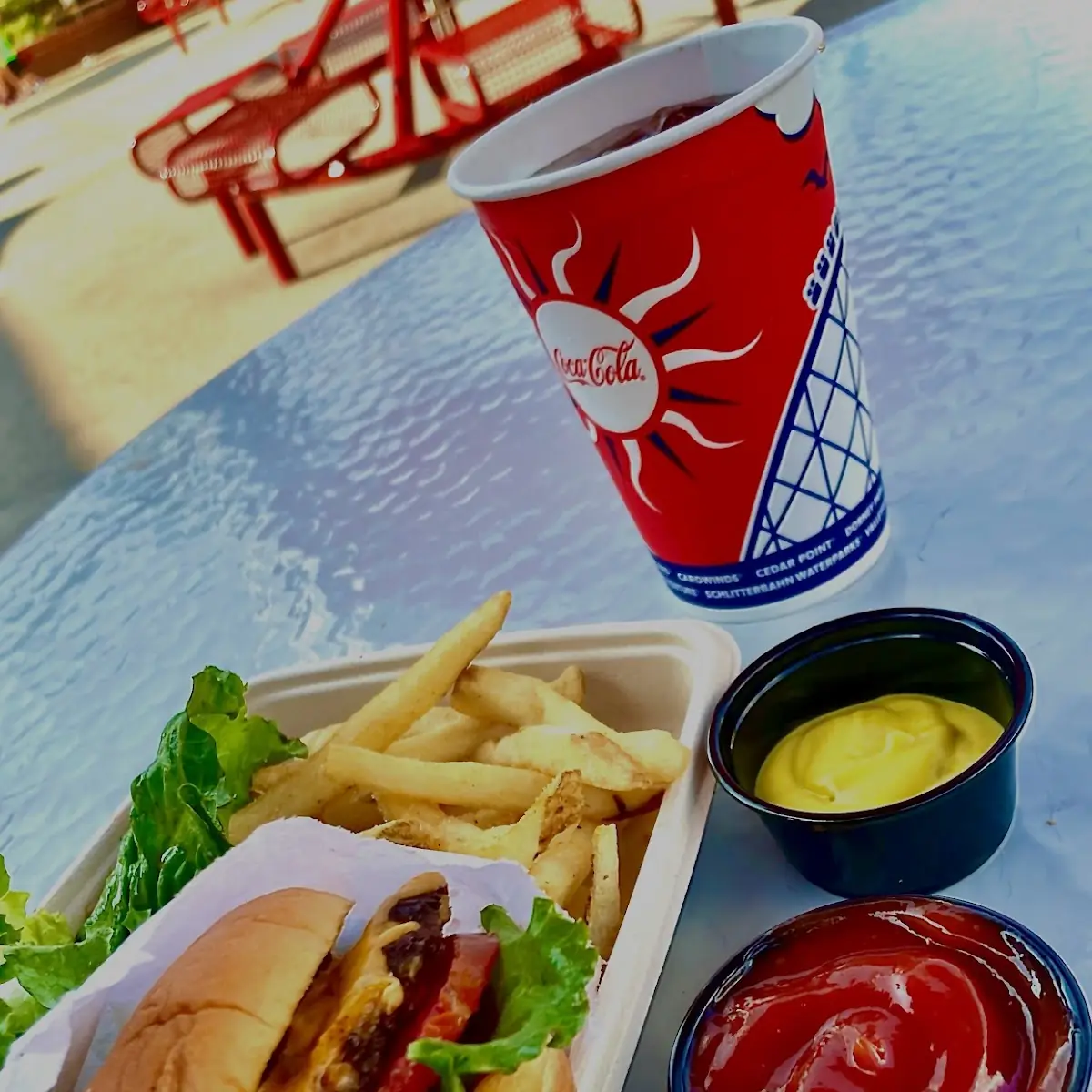 Double Cheeseburger and Fries