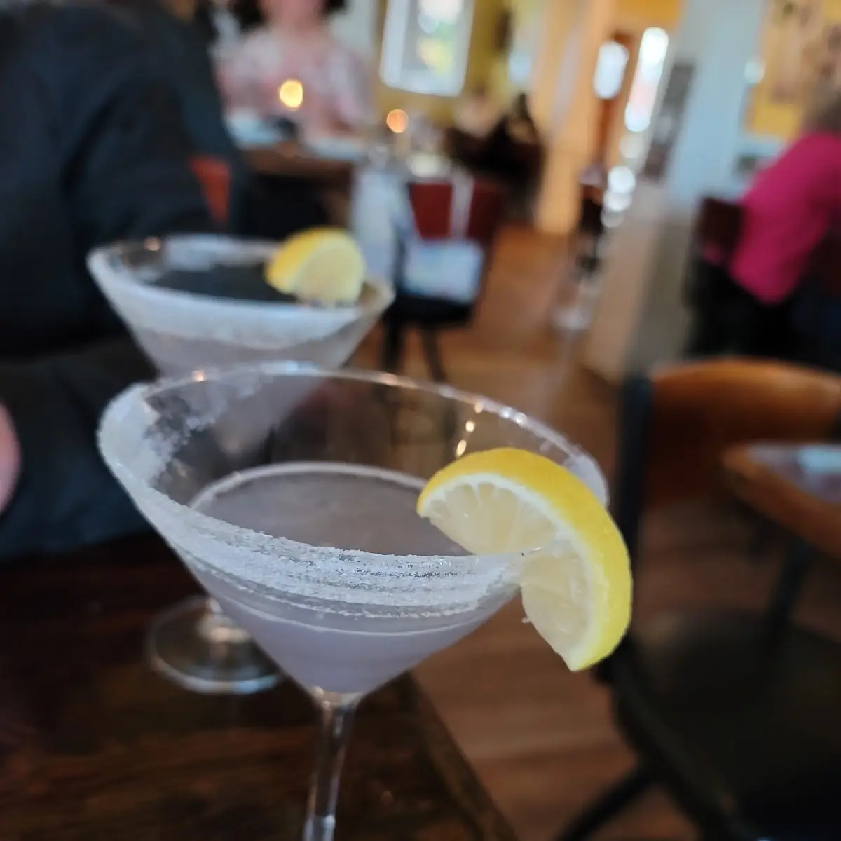 Lavender Lemon Drop Martinis