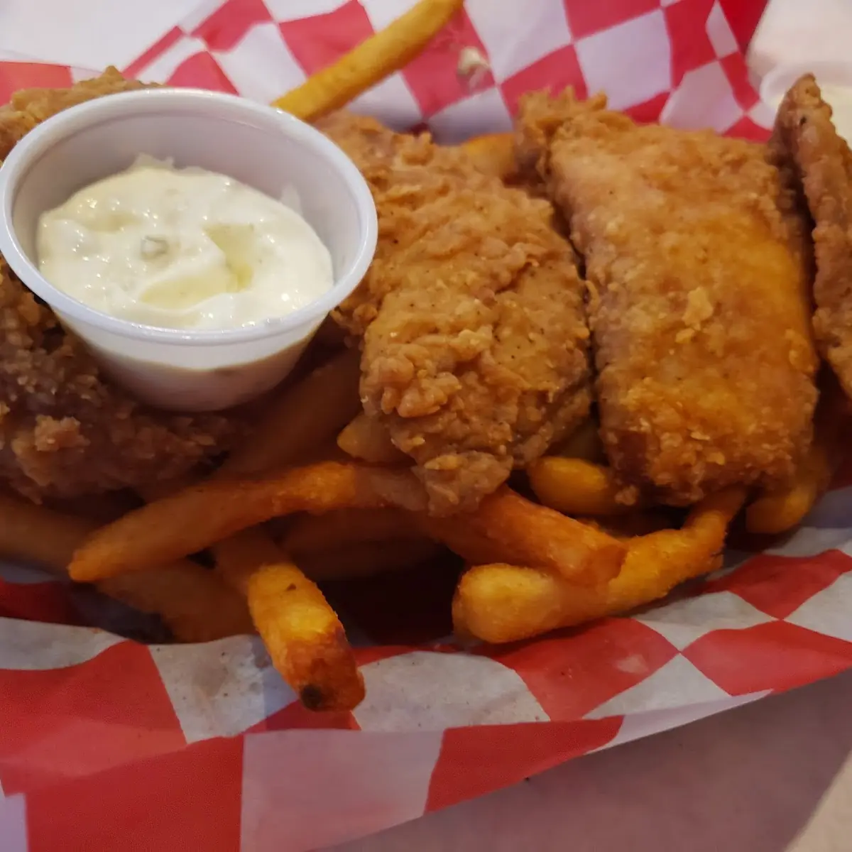 Fried Jumbo Shrimp Basket 8