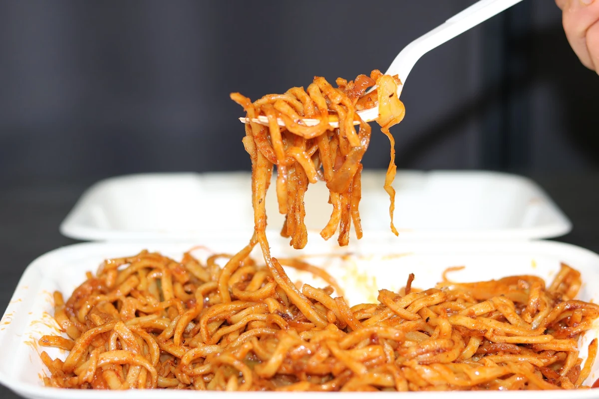 Indian Style Noodles Chowmein, Virk dhaba