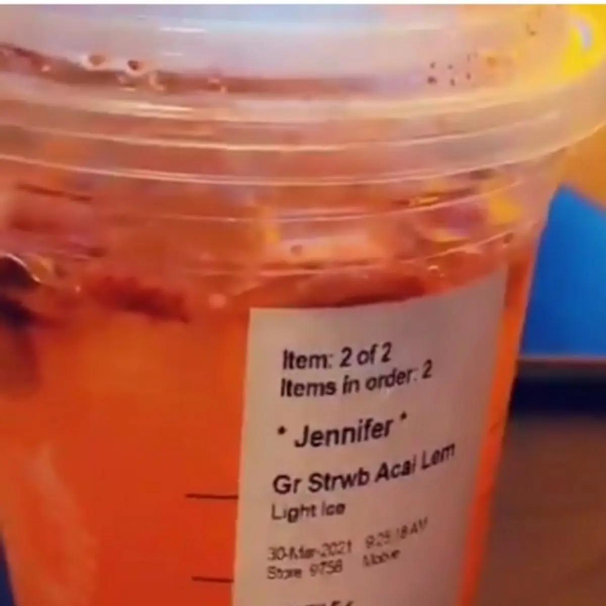Strawberry Açaí Lemonade Refresher