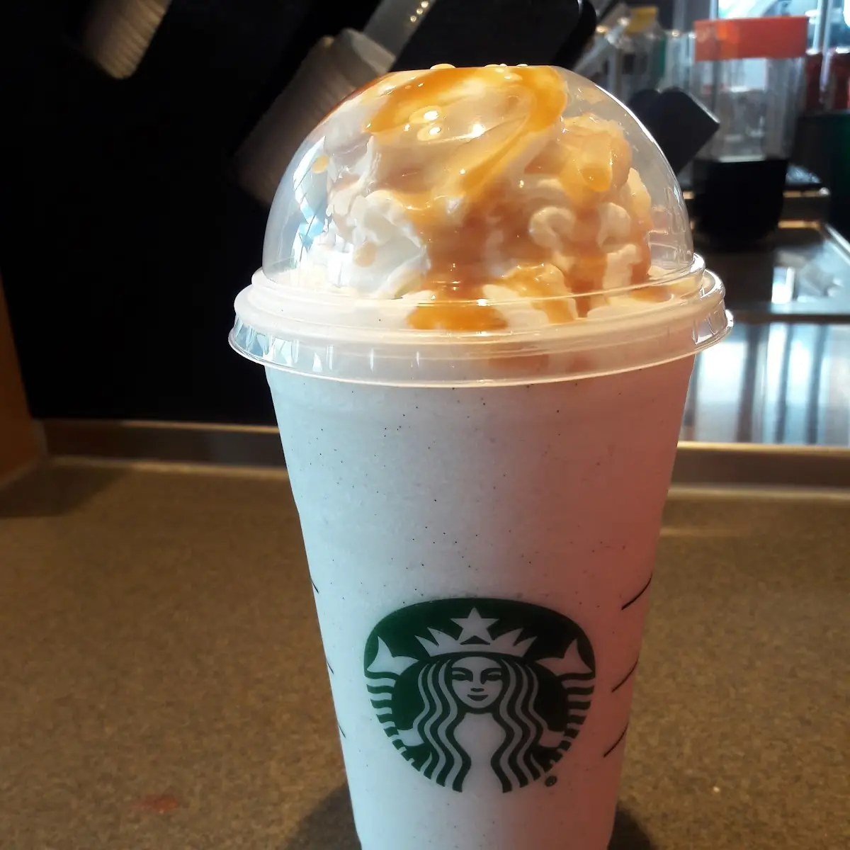 Vanilla Bean with Carmel Drizzle