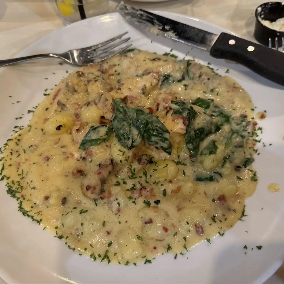 Gnocchi Carbonara