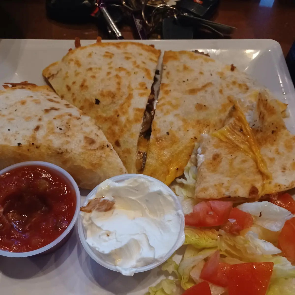 BBQ Chicken Quesadilla