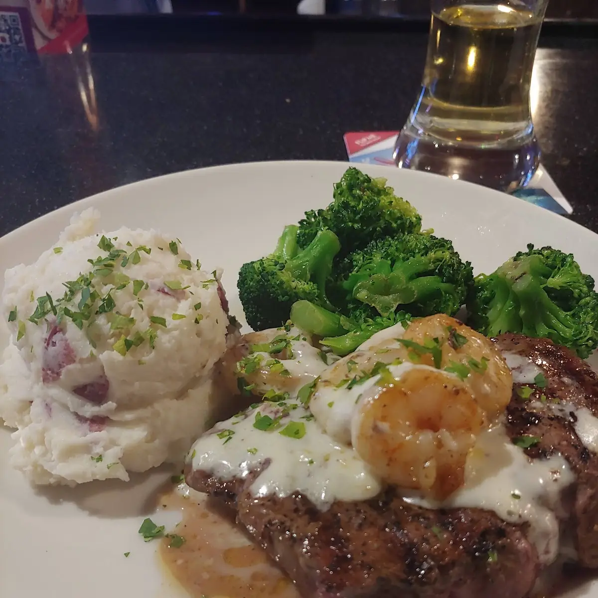 Shrimp 'N Parmesan Sirloin