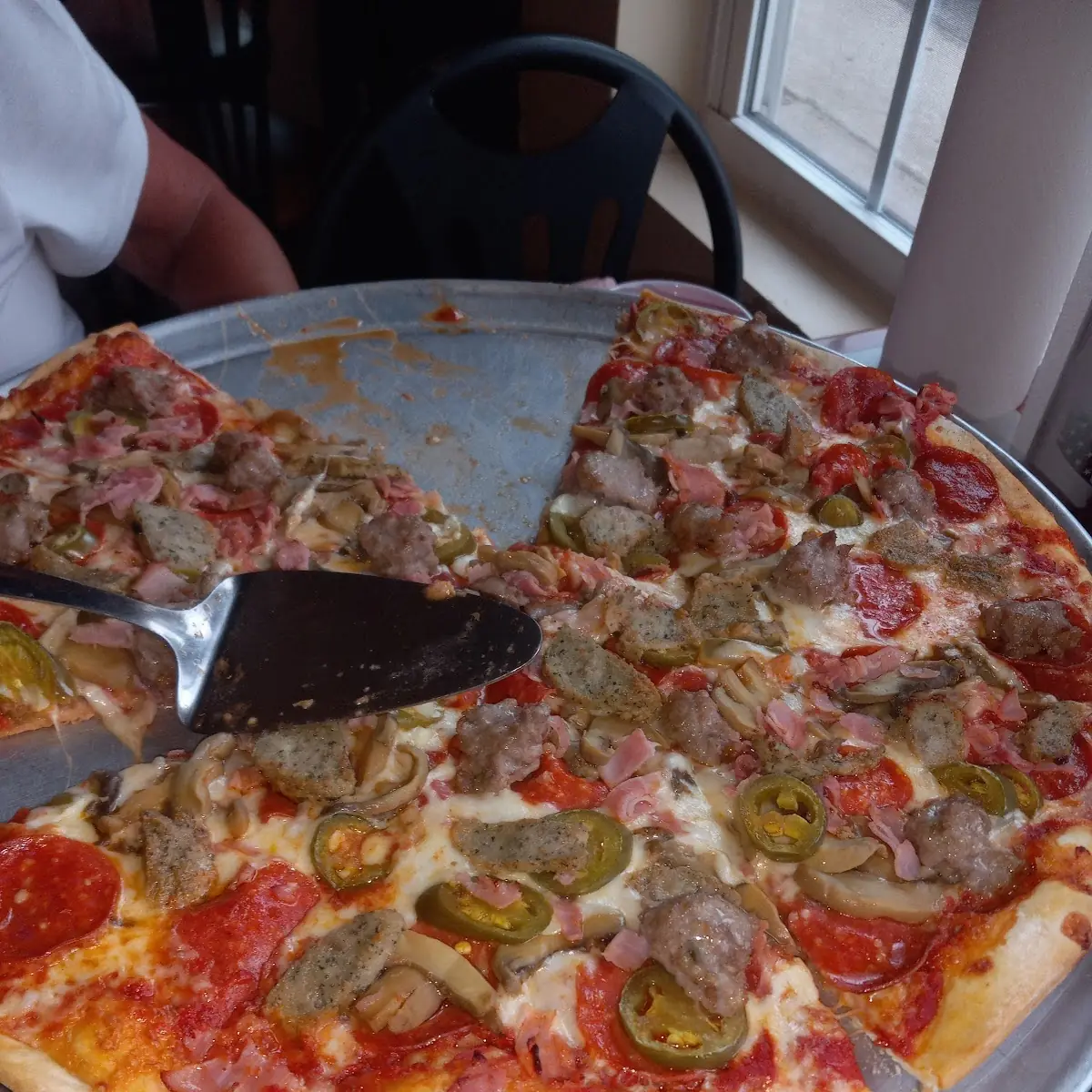 Thin Crust All Meat Pizza