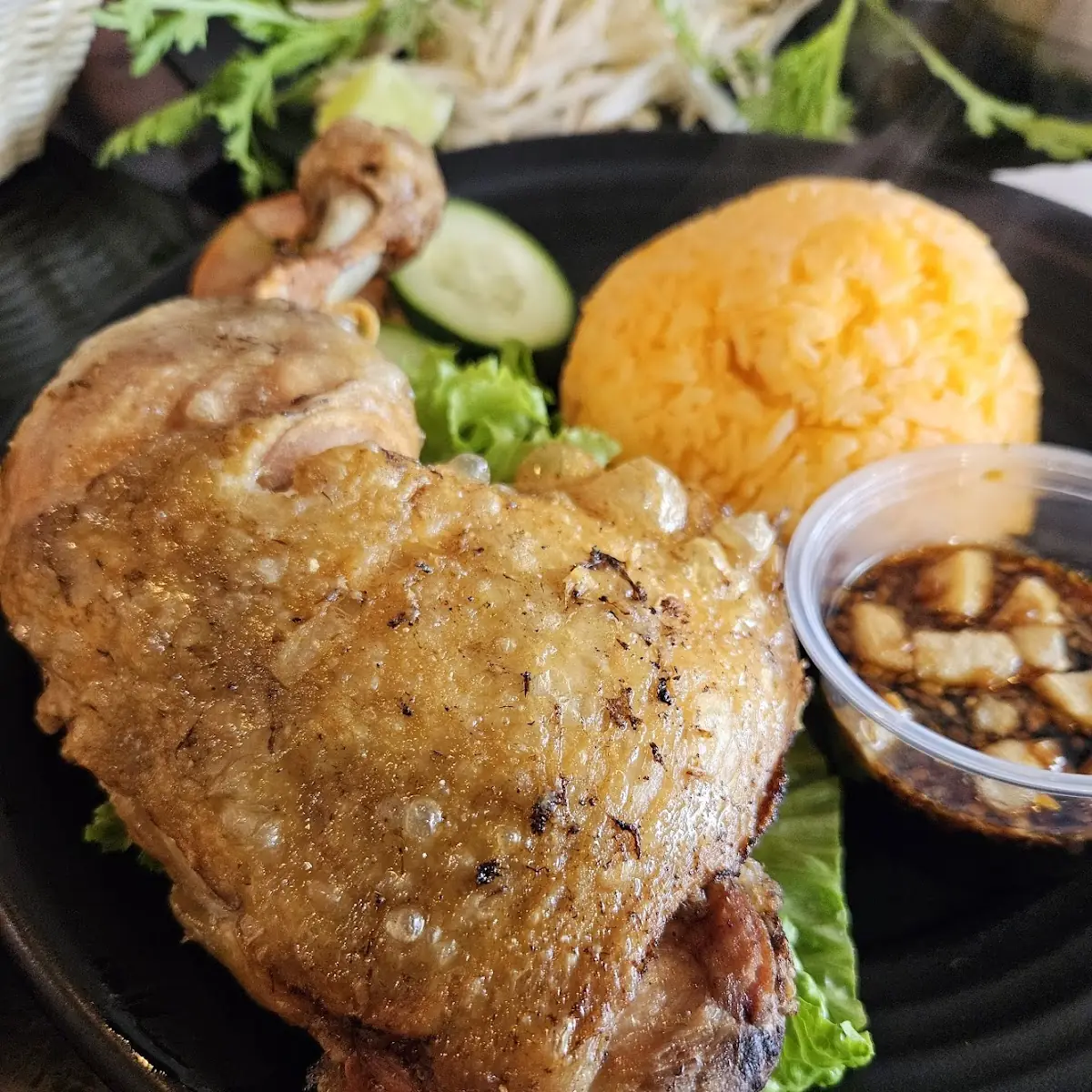 Waterfall Crisped Chicken Rice