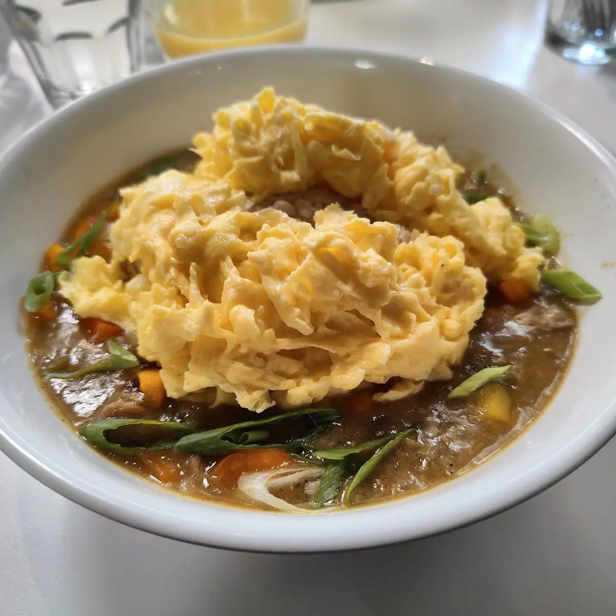 Chicken Curry Bowl with Eggs