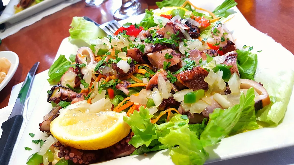 Octopus and Squid Salad