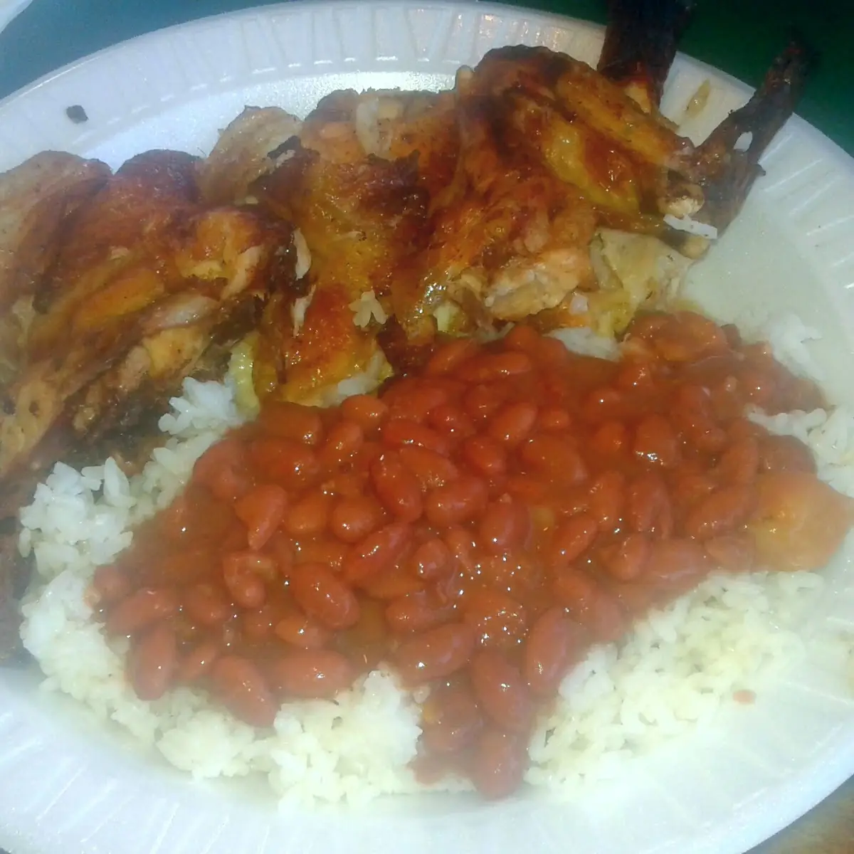 Rice with Red Beans and Chicken