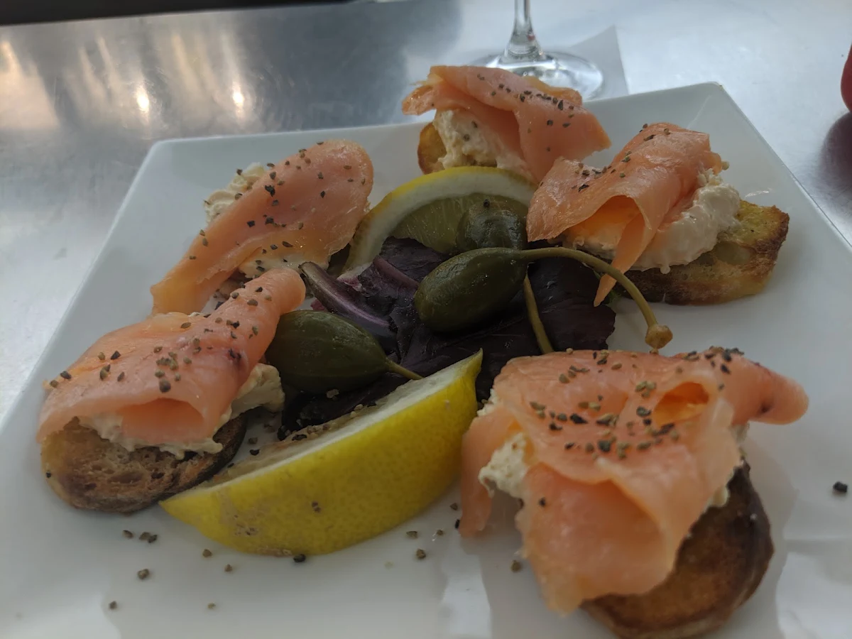 Smoked Salmon on Toast