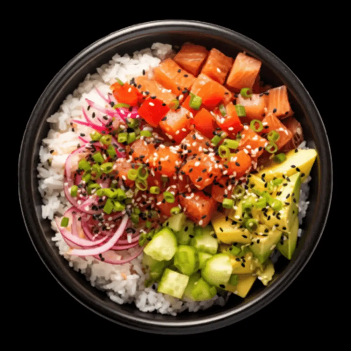 Create Ahi Tuna or Salmon Bowl