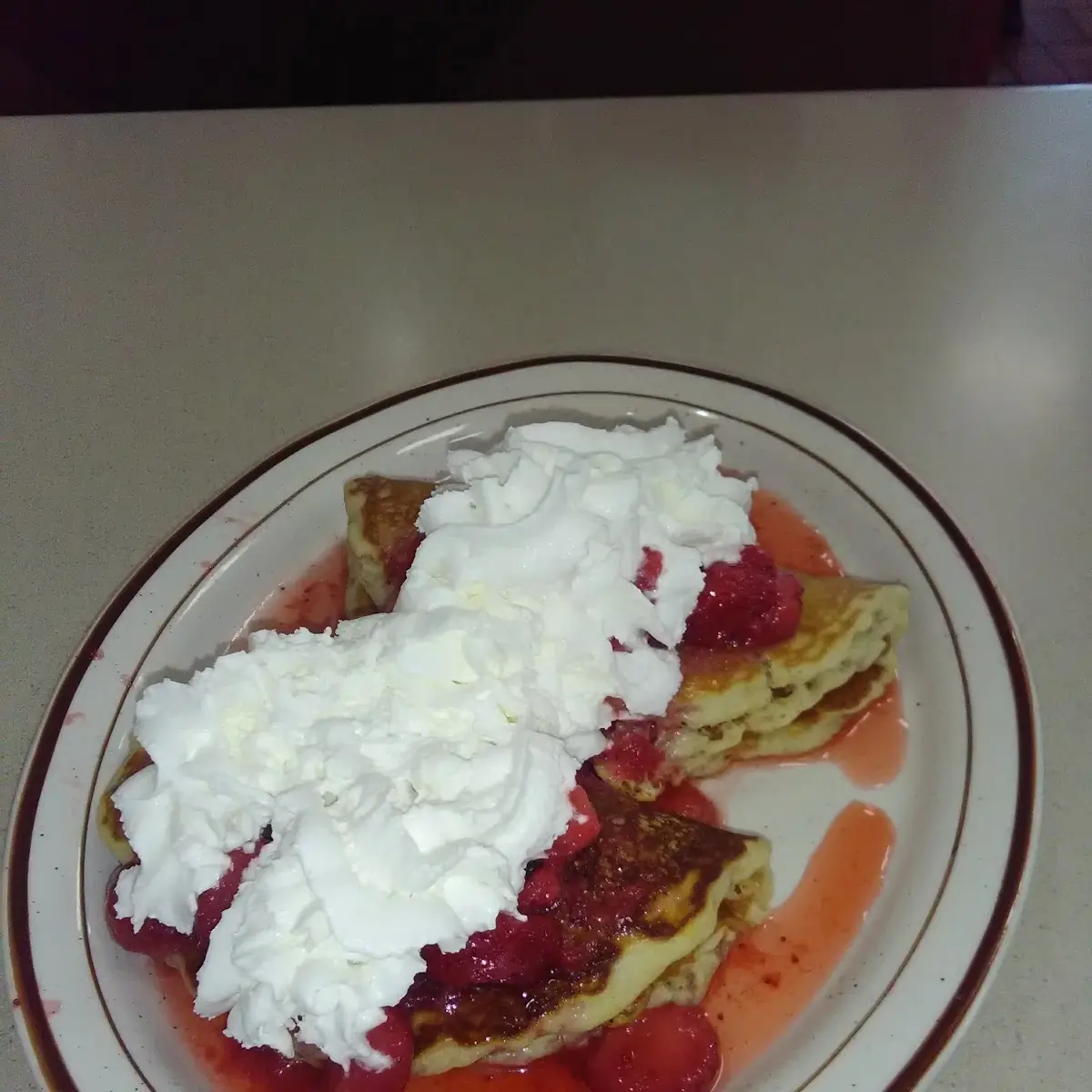 Strawberry Pancakes Half Order