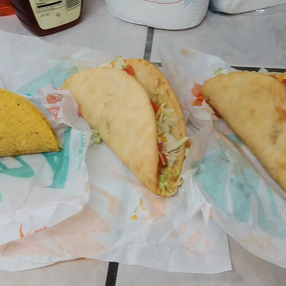 2 Chicken Chalupas & a Hard Shell Taco