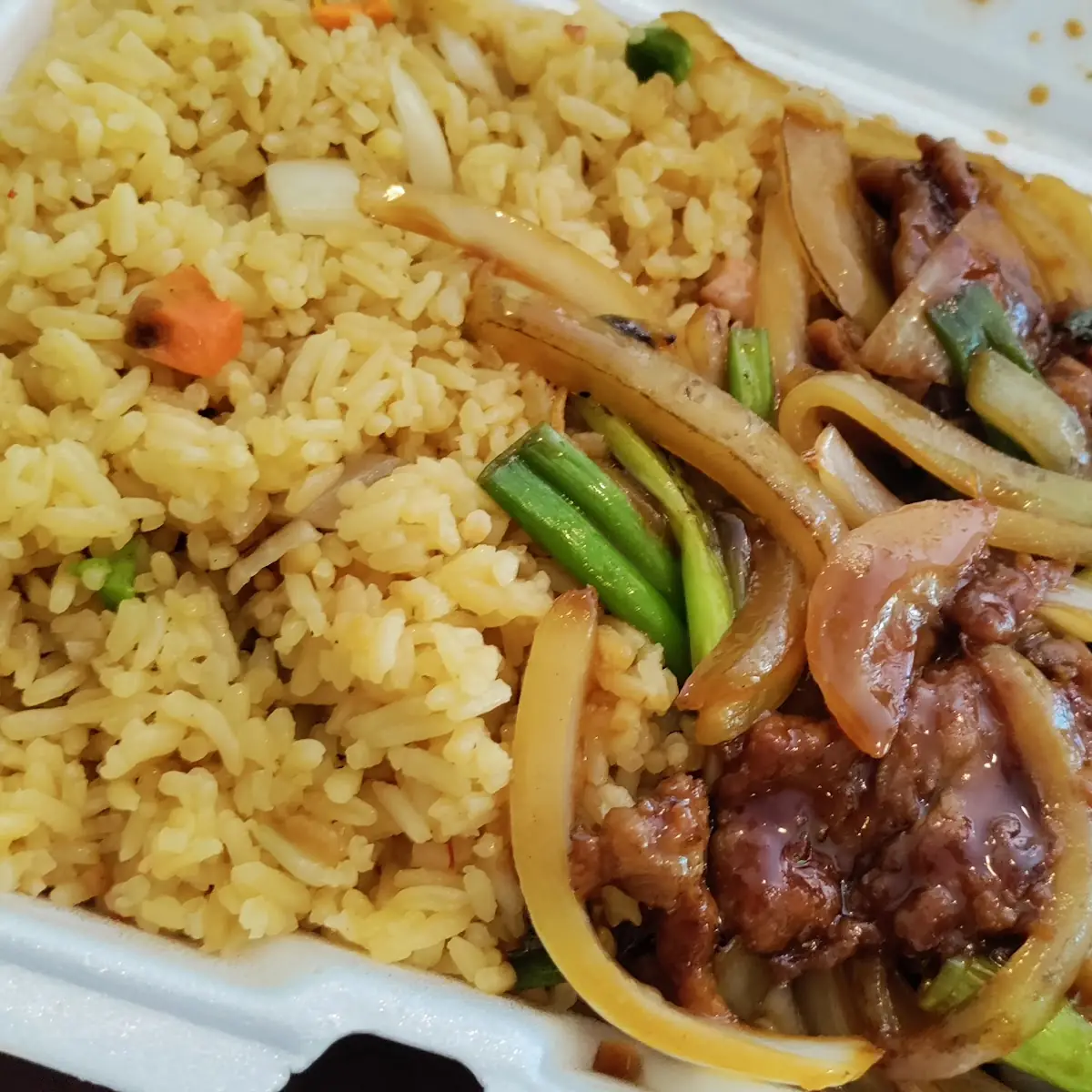 Mongolian Beef with Fried Rice