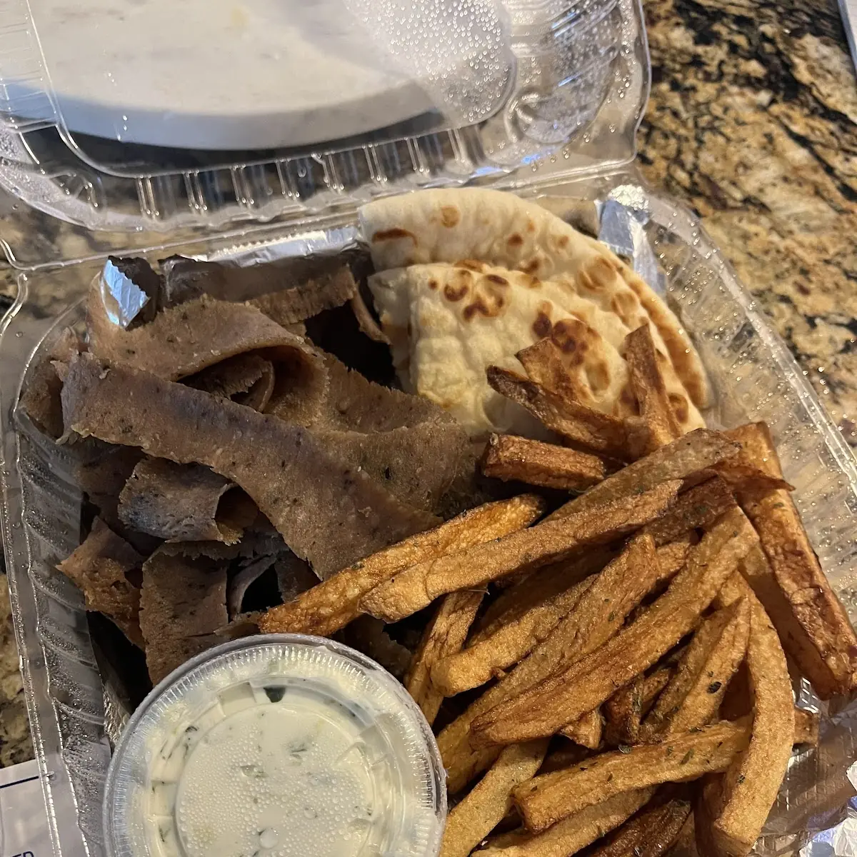 Gyro or Chicken with Tzatziki