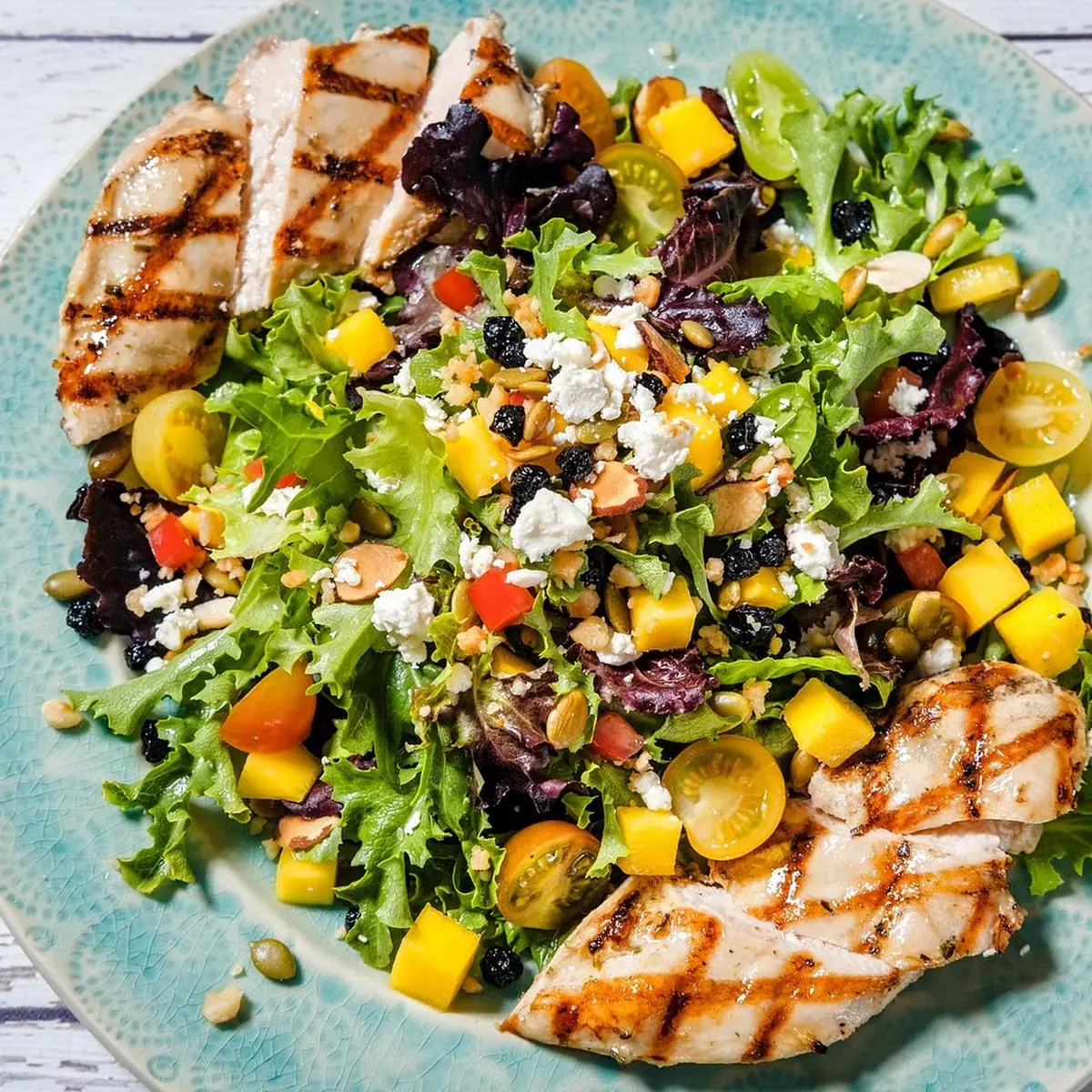 Grilled Chicken & Mango Salad