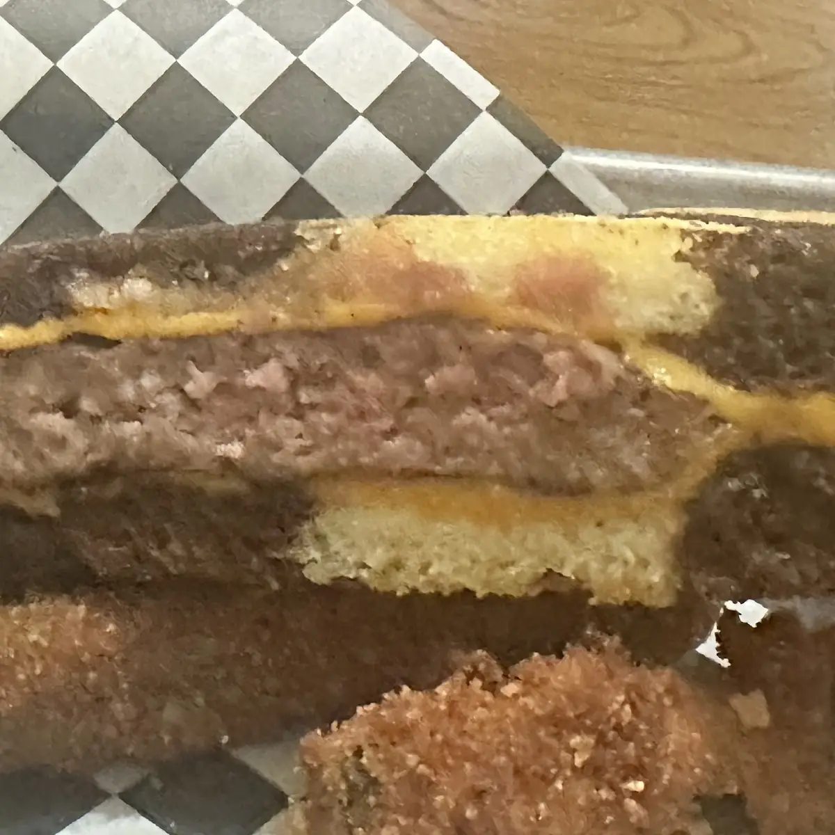 Make My Patty Melt with American Cheese on Grilled Rye Bread Let Us Know if You Want Onions