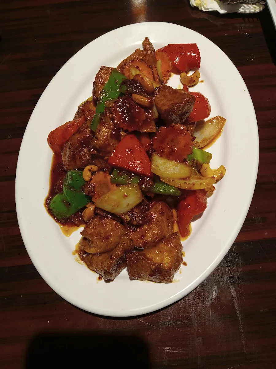 Cashew Tofu, Cha Baa Thai Restaurant (Bedford)