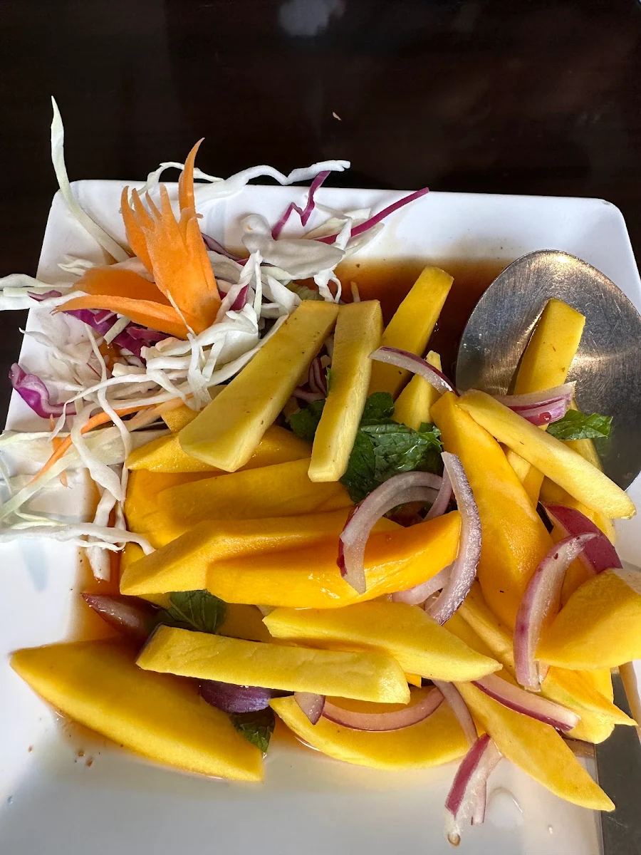 Mango Prawn, Cha Baa Thai Restaurant (Bedford)