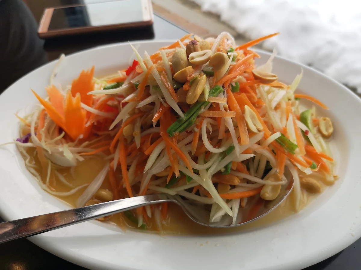 Papaya Salad, Cha Baa Thai Restaurant (Bedford)