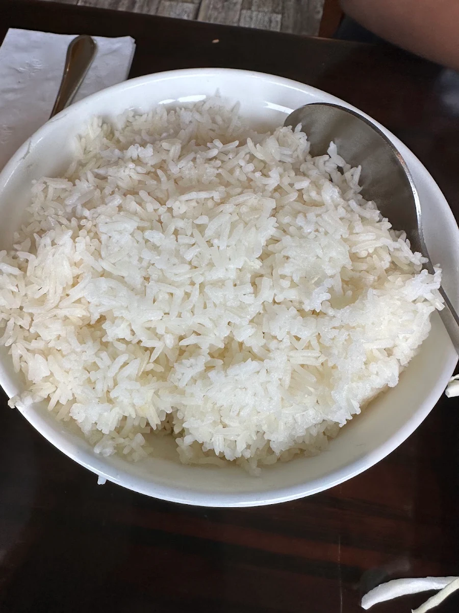 Steamed Jasmine Rice, Cha Baa Thai Restaurant (Bedford)