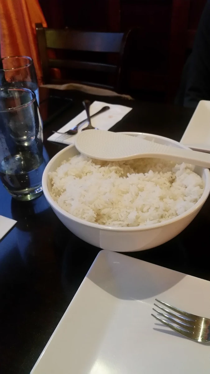 Steamed Rice, Cha Baa Thai Restaurant (Bedford)