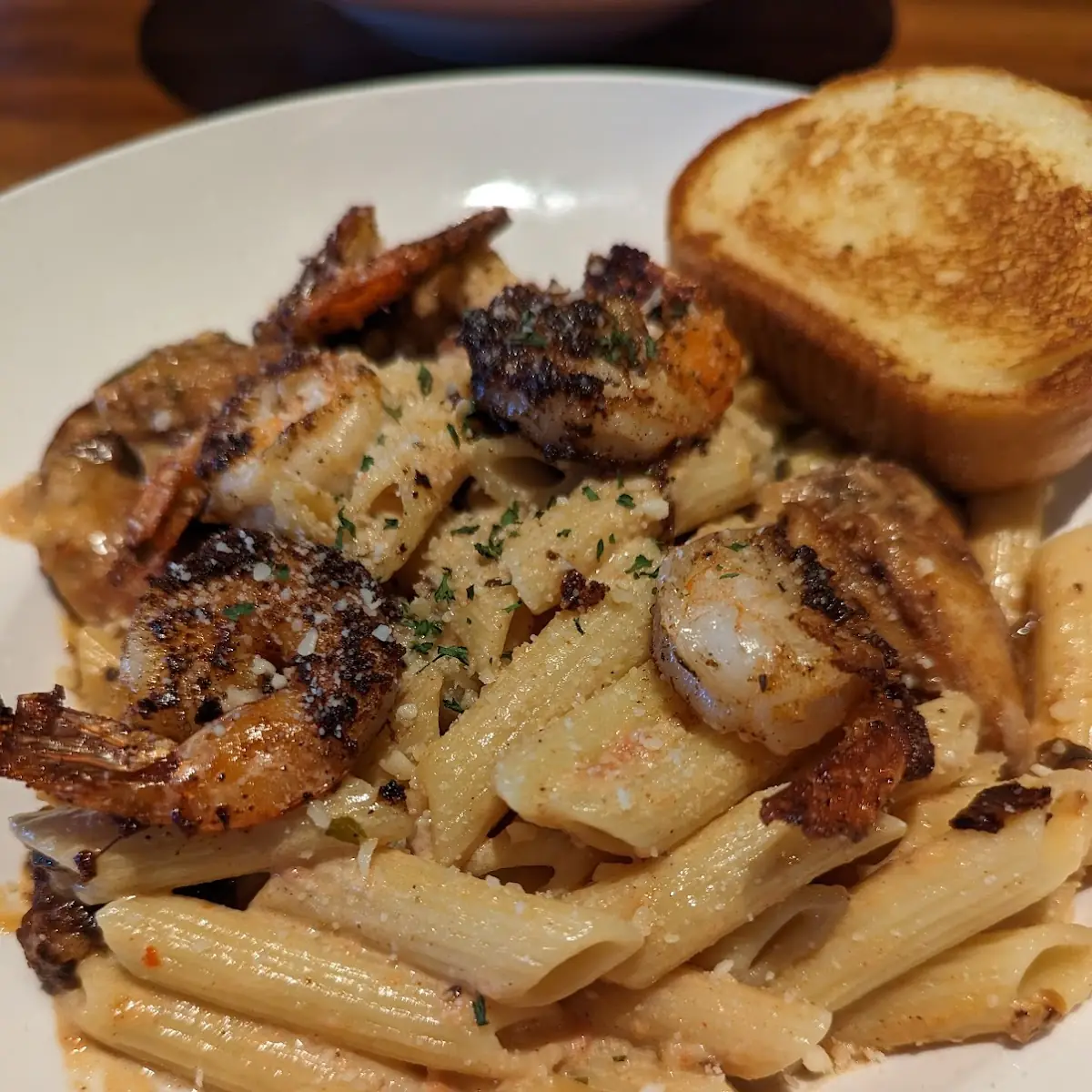 Grilled Shrimp Alfredo