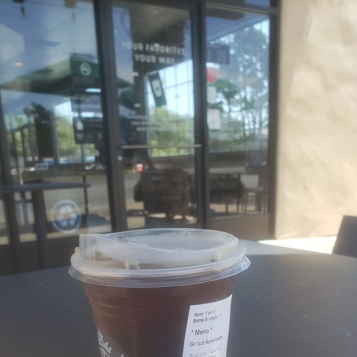 Iced Americano Coffee