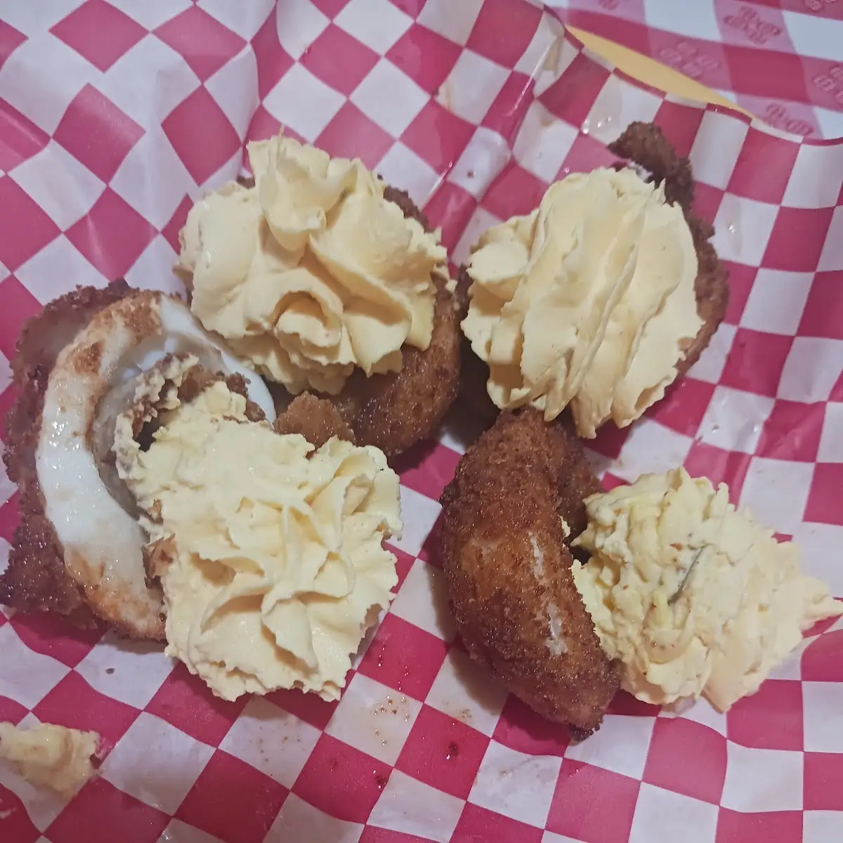 Deep Fried Deviled Eggs
