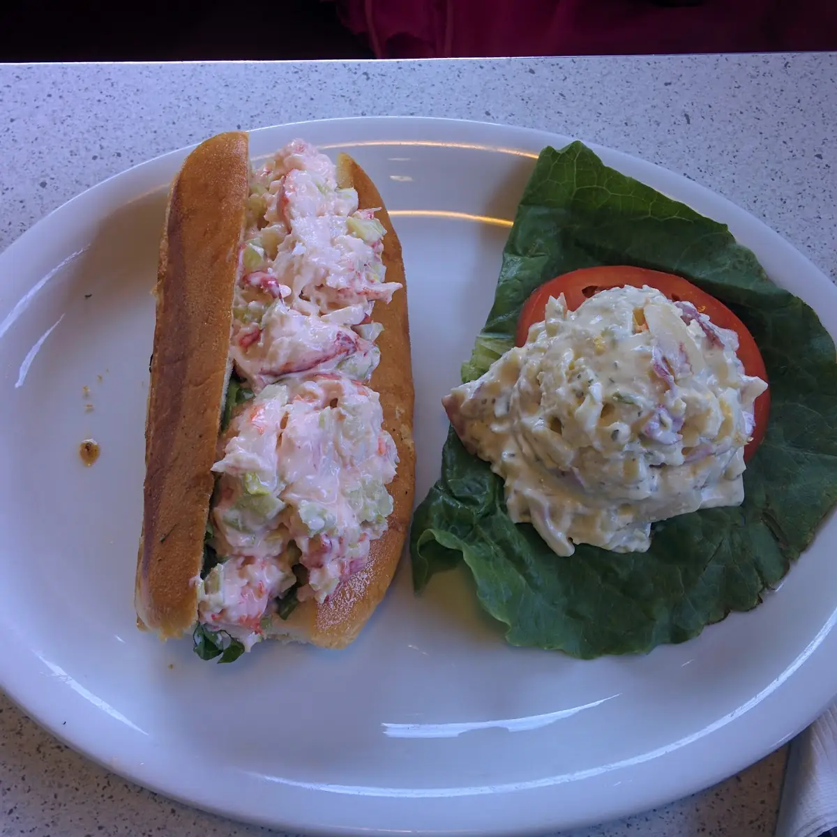 Tuna Salad on Torpedo Roll
