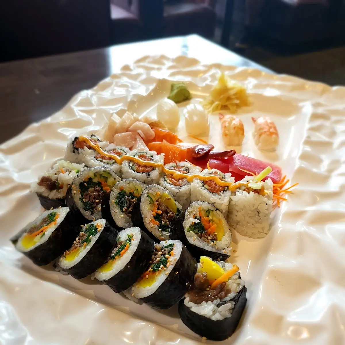 Sashimi Rolls Nigiri