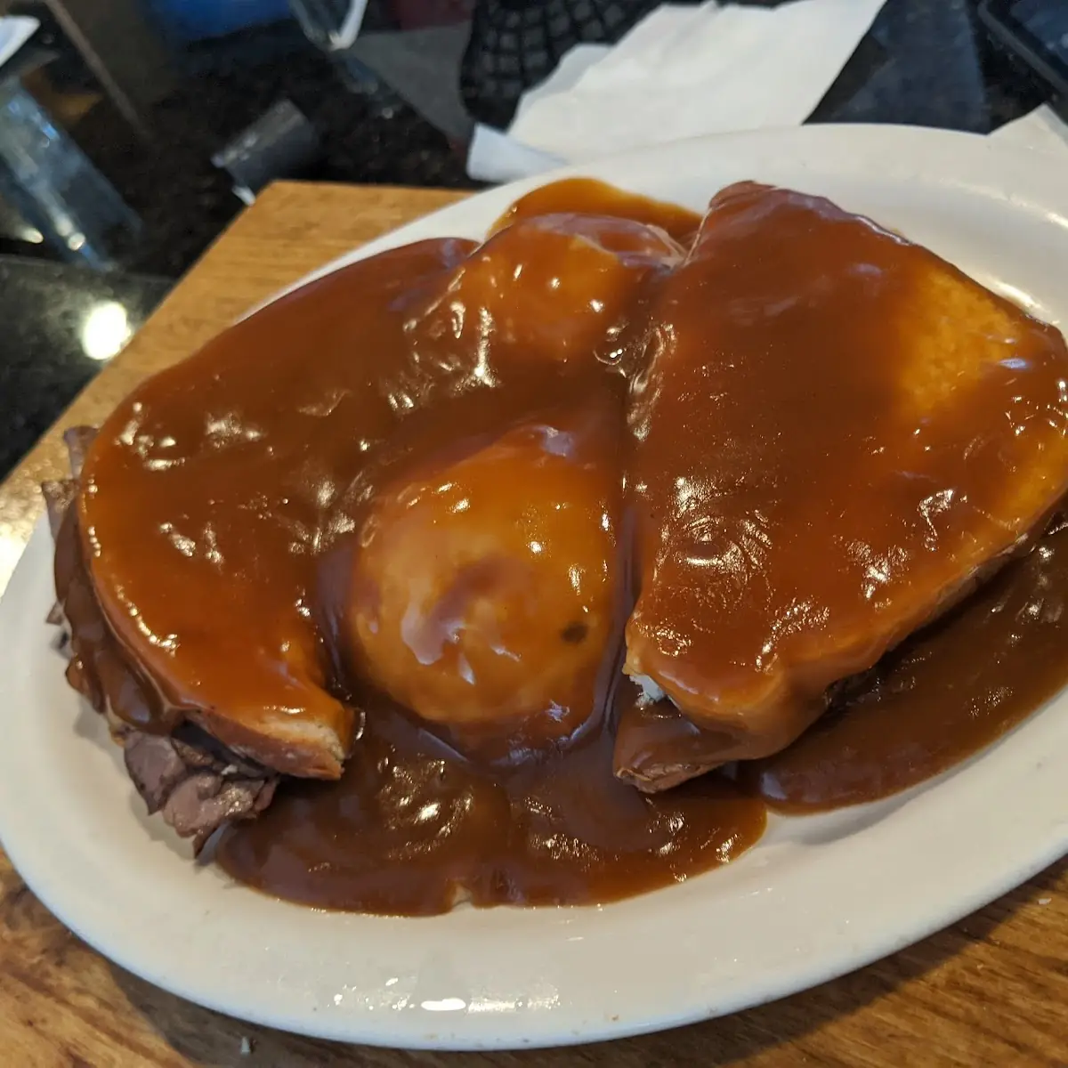 Hot Roast Beef Sandwich