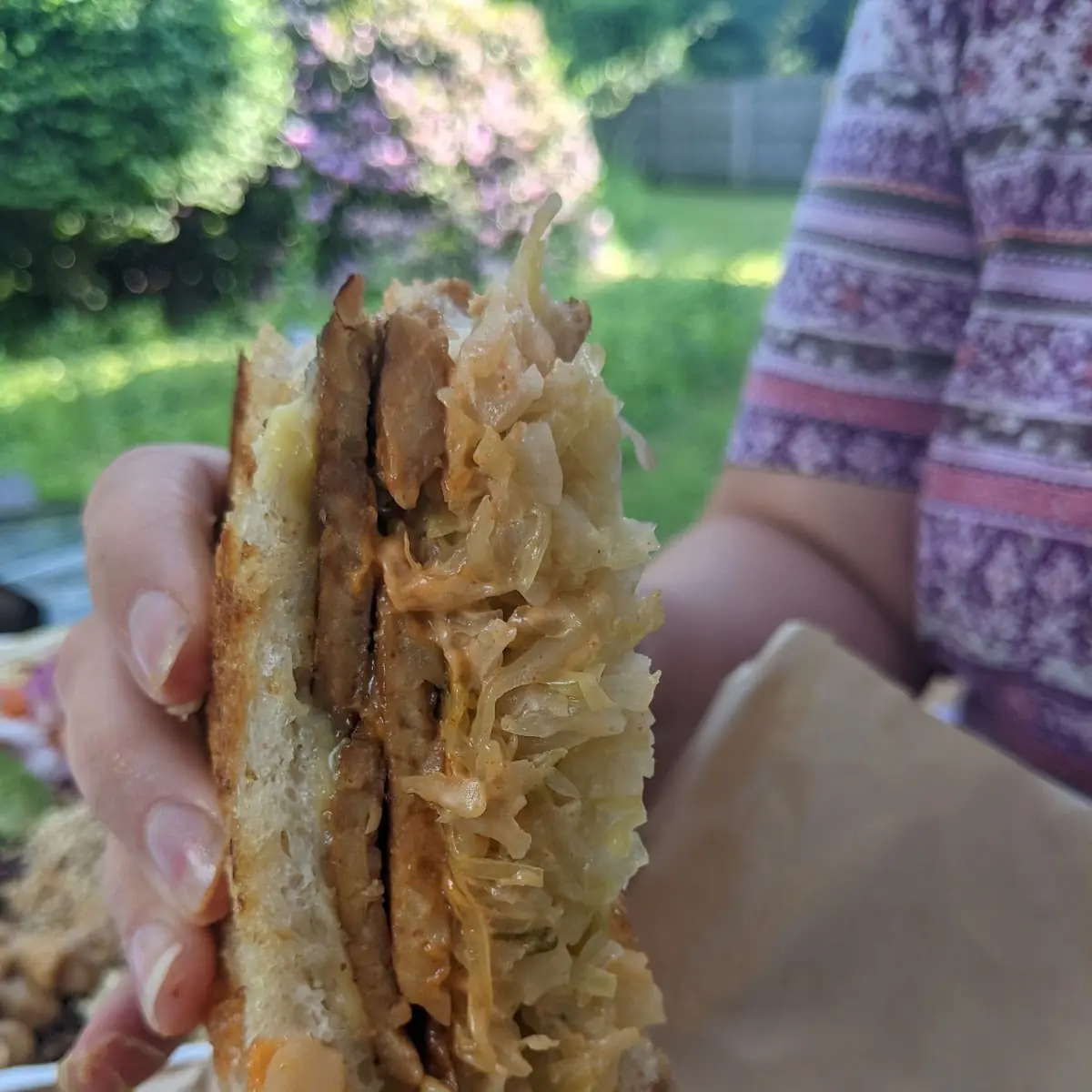 Tempeh Reuben Sandwich
