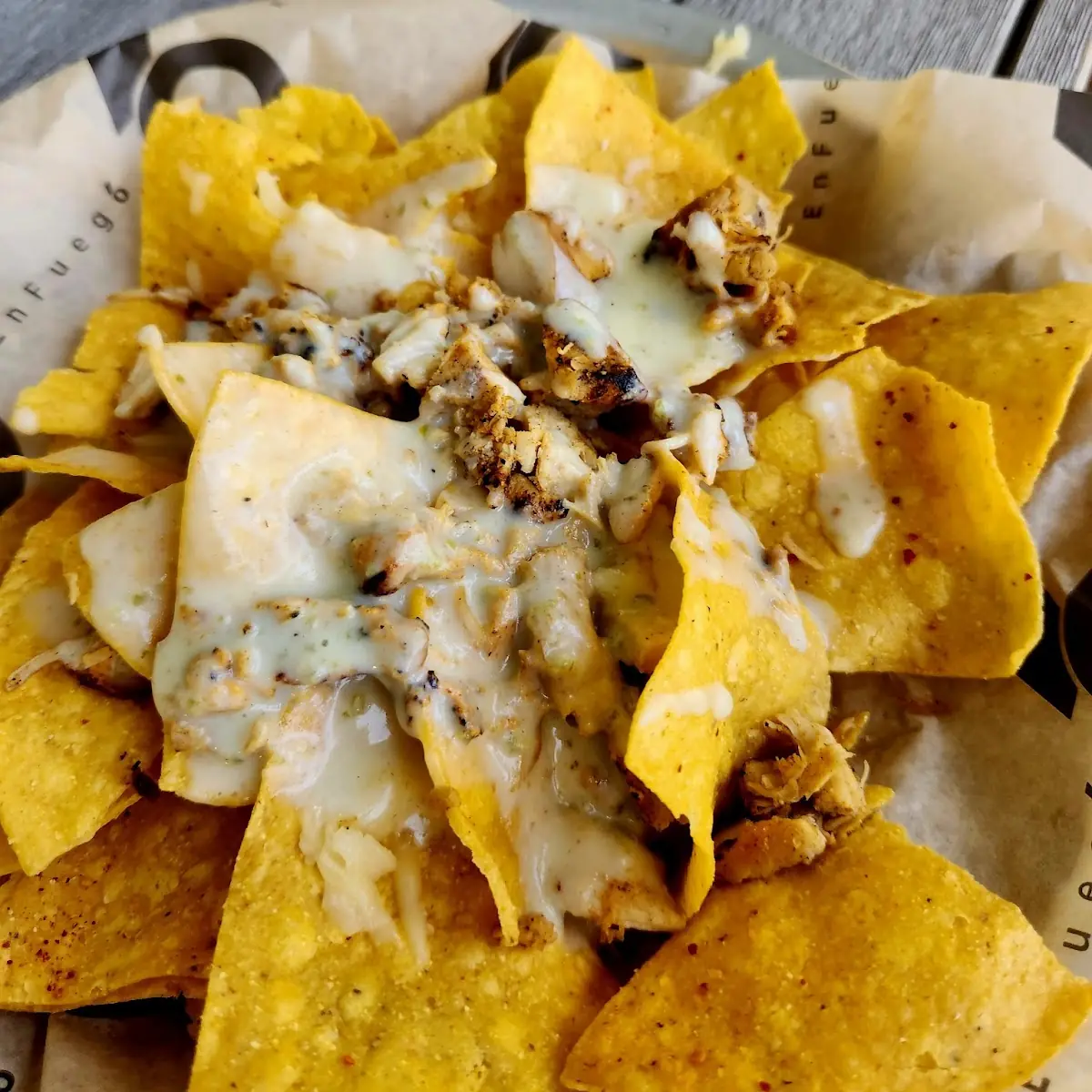 Chicken Cheese Nachos