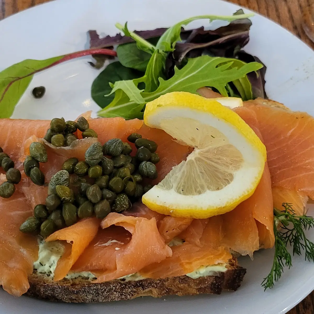 Smoked Salmon Toast